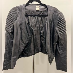 Vero Moda Leather Jacket, Size 40EU